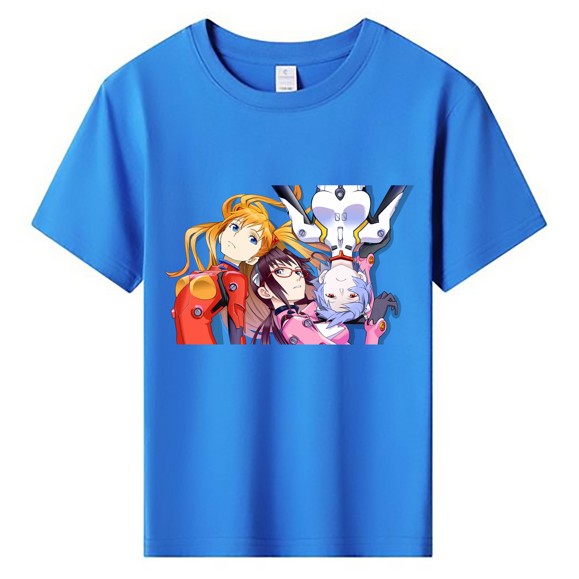 （画像用） EVA 新世紀エヴァンゲリオン 綿100％キッズTシャツ（フロントプリント）